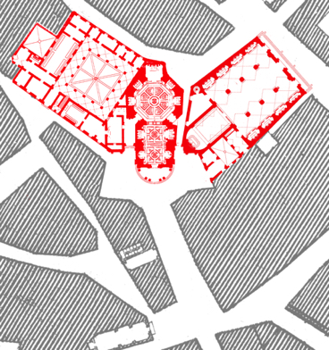 Fig 28 Santa Maria della Pace site plan